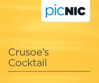 Aroma concentrata Jac Vapour Crusoe's Cocktail, Mix special de fructe exotice din Caraibe, Se amesteca cu 50 - 60 ml Baza