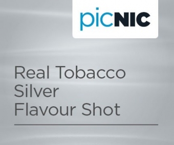 Aroma concentrata Jac Vapour Real Tobacco Silver, Tutun autentic fin si aromat, Se amesteca cu 50 - 60 ml Baza