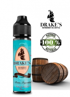 Lichid Tigara Electronica Drakes Paine’s Peppermint Tobacco Fusion Handcrafted, NET - Extras Natural din Frunze de Tutun Organic si Menta prin Macerare la Rece