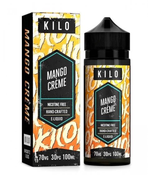 Lichid Tigara Electronica Handcrafted Kilo Mango Creme 100ml, Calitate Premium, Fara Nicotina, 70VG / 30PG, Made in USA