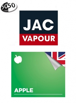 Lichid Tigara Electronica Jac Vapour Apple 10ml, cu Nicotina, 50%VG 50%PG, Fabricat in UK