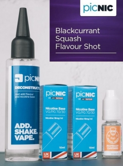 Lichid Tigara Electronica Premium Jac Vapour Blackcurrant Squash 70ml, Nicotina 5,1mg/ml, 80%VG 20%PG, UK made, Pachet DiY