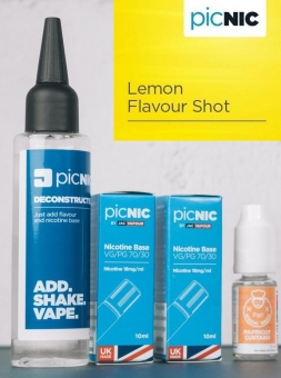 Lichid Tigara Electronica Premium Jac Vapour Lemon 70ml, Nicotina 5,1mg/ml, 80%VG 20%PG, Fabricat in UK, Pachet DiY