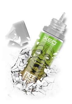 Lichid Tigara Electronica Premium Xeo FreeX Muddy MacMunty, 50ml, Fara Nicotina, 65%VG si 35%PG, Fabricat in Germania, Recipient 60 ml