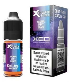 Lichid Tigara Electronica Premium Xeo Mint Grape, Fara Nicotina, 70%VG si 30%PG, Fabricat in Germania