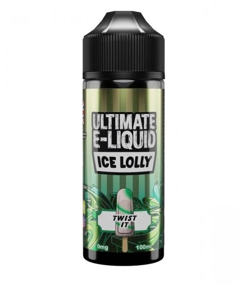 Lichid Vape Ultimate Ice Lolly Twist It, 100ml, Fara Nicotina, 70VG / 30PG, Shortfill 120ml, Fabricat in UK, Calitate Premium