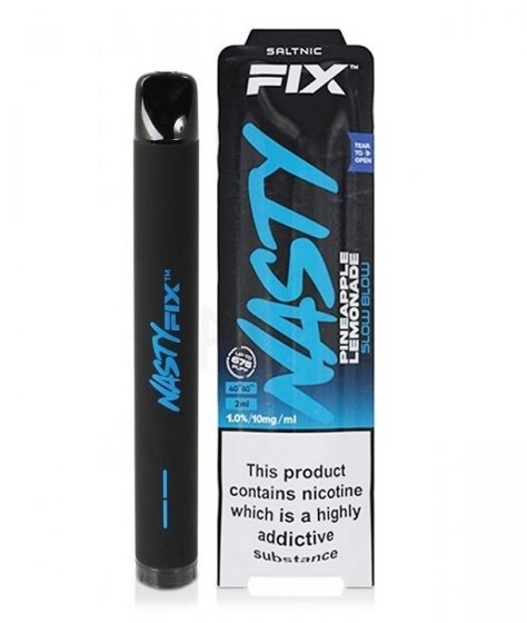 Nasty Air Fix V2 Slow Blow, Nicotina  20mg / 10mg, Vape de Unica Folosinta, 675 Pufuri, 2 ml Capacitate, Calitate Premium