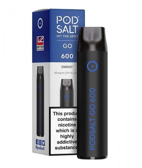 Pod Salt GO 600 Energy Ice 2ml, Vape de Unica Folosinta, 600 Inhalari, Nicotina 20 mg/ml, Calitate Premium UK