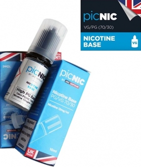 Shot de Nicotina Lichida Jac Vapour,10 ml, 18mg/ml, Fabricat in Marea Britanie, High VG 70/30 Vape Base